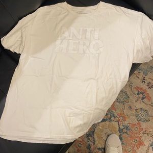 White Anti hero shirt XL